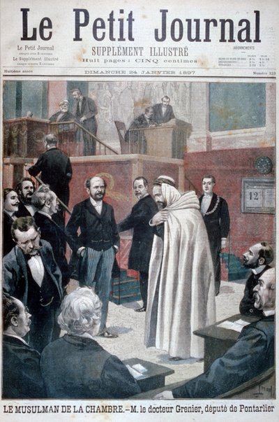 डॉ। फिलिप ग्रेनियर, फ्रेंच नेशनल असेंबली, 1897 में पहली मुस्लिम डिप्टी द्वारा ओसवाल्डो टोफानी