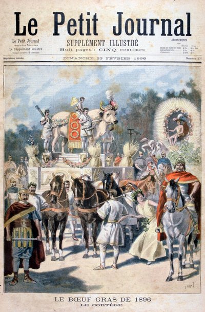 पेरिस में फेटेड बैल समारोह, 1896 द्वारा ओसवाल्डो टोफानी