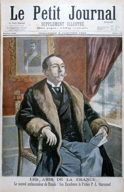 प्रिंस पीएल अवरसोफ, रूस के नए राजदूत, 1898 द्वारा ओसवाल्डो टोफानी