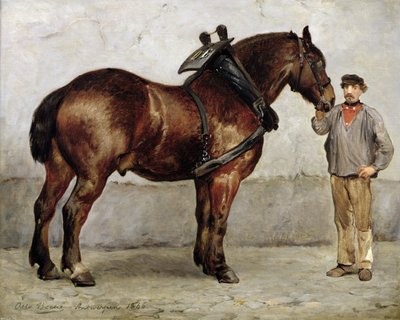काम घोड़ा, 1866 द्वारा Otto Bache