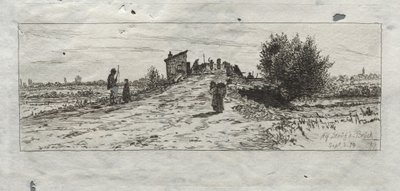 औफ स्टॉफ ए-ब्रुक, 1879। द्वारा ओटो एच. बाचेर