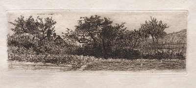 छत और पेड़, 1879। द्वारा ओटो एच. बाचेर