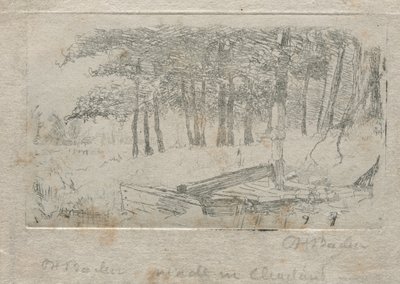 प्रकृति से स्केच, 1879। द्वारा ओटो एच. बाचेर
