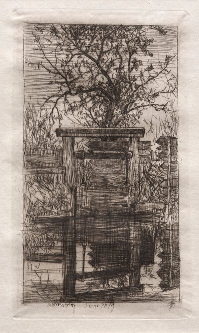 द लॉक, श्लेसेहेम, 1879। द्वारा ओटो एच. बाचेर