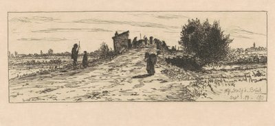 स्टॉफ़ा ब्रुक पर, 1879। द्वारा ओटो हेनरी बाकर
