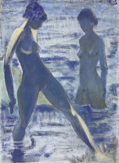 स्नानार्थी, c.1927 द्वारा ओटो मुलर