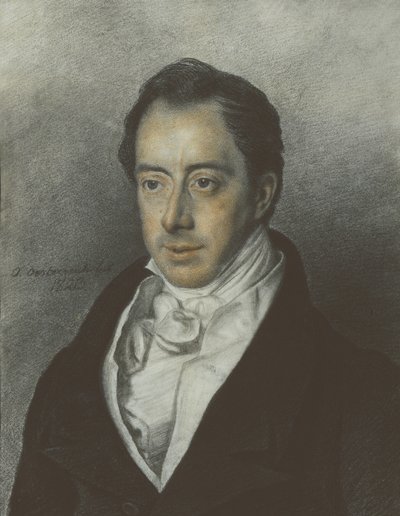 निकोले इवानोविच तुर्गनेव का पोर्ट्रेट 1789-1871, 1823 द्वारा ओटो ऑस्ट्रिया
