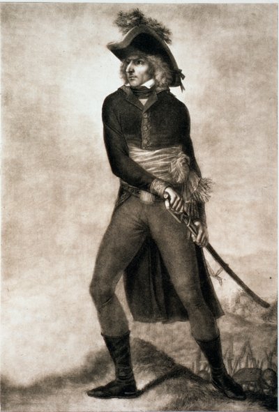 स्वीडन के कार्ल XIV जोहान, जब वे फ्रांस के फील्ड मार्शल थे, c1804-c1810 द्वारा पीएम मिक्स