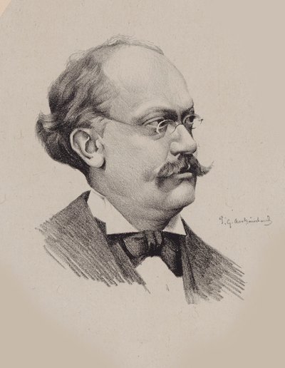 संगीतकार चार्ल्स लेकोक का पोर्ट्रेट 1832-1918। द्वारा पीजी आर्किनबाउड