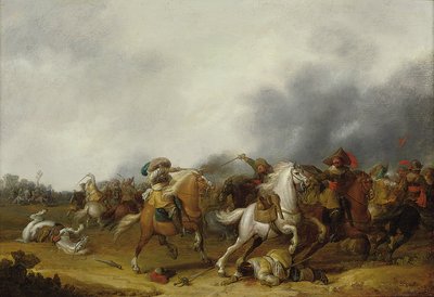 एक घुड़सवार सेना झड़प, 1634 द्वारा पल्मेडेस पालमेज़ेज़