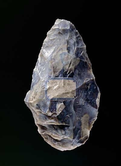 सेंट ऐशुल, सोमे, एमिएंस, फ्रांस, पैलियोलिथिक से कुल्हाड़ी, c.200 000 ईसा पूर्व द्वारा पाषाण काल