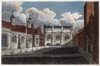 लिंकन इन हॉल और चैपल, लंदन, 1811 का दृश्य द्वारा दोस्त