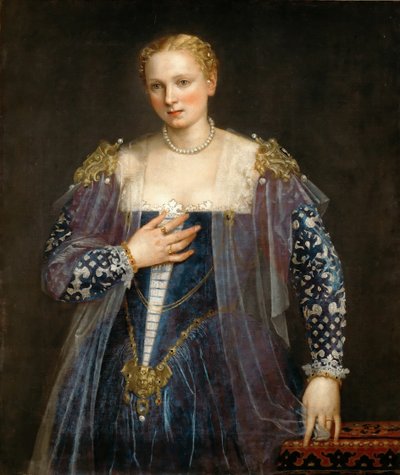 एक विनीशियन महिला ला बेला नानी का चित्र, c. 1560. द्वारा Paolo Veronese