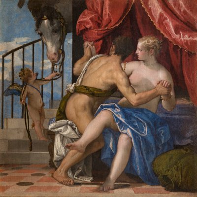 शुक्र और मंगल, सीए। 1575. द्वारा Paolo Veronese