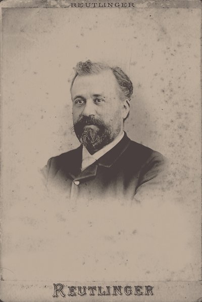 संगीतकार हेनरी मारेचल का पोर्ट्रेट 1842-1924, 1893। द्वारा पेरिस। फोटो स्टूडियो रूटलिंगर