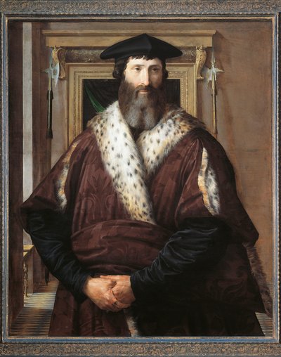 Malatesta Baglioni . का पोर्ट्रेट द्वारा Parmigianino