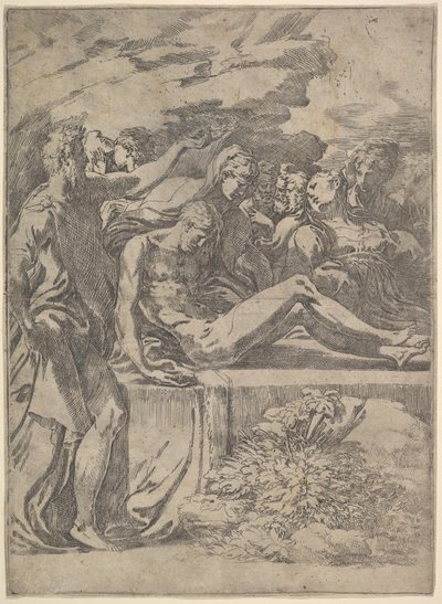 दफन, सीए। 1527-1530। द्वारा Parmigianino