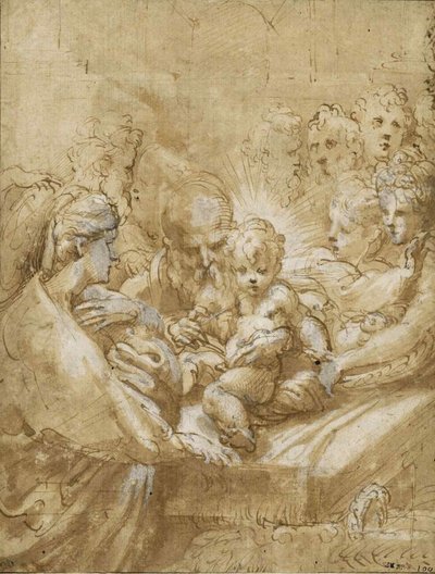 खतना, 16 वीं शताब्दी की पहली छमाही .. द्वारा Parmigianino