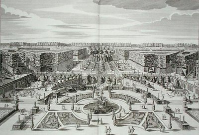 कार्ल रेम्सहार्ड (1678-1735) द्वारा उकेरा गया, प्रिंसली प्लेजर पैलेस एंड गार्डन, बर्लिन का ग्रेट कैस्केड, c.1711-16 (उत्कीर्णन) प्रकाशित हुआ द्वारा पॉल डेकर