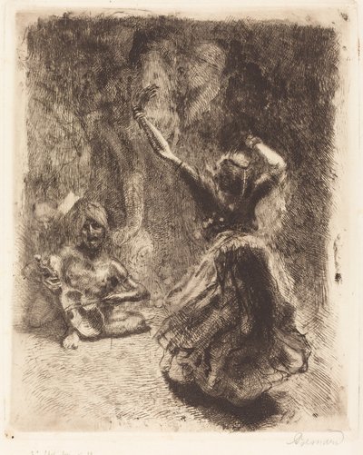 तंजौर ला बयाडेरे डी तंजौर का नर्तक, 1914। द्वारा पॉल अल्बर्ट बेसनार्ड