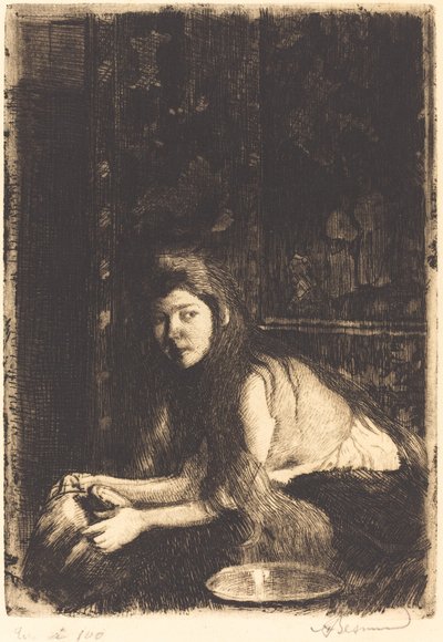 फूलदान वाली महिला फूलदान वाली महिला, 1894। द्वारा पॉल अल्बर्ट बेसनार्ड