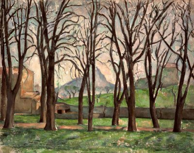 सर्दियों में जैस डे बुफ़ान के चेस्टनट द्वारा Paul Cézanne