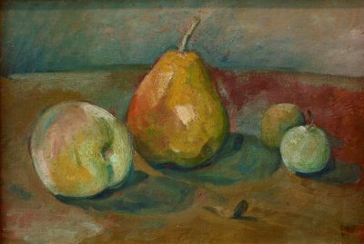 पी। क्यूज़ेन, नाशपाती के साथ अभी भी जीवन और ... द्वारा Paul Cézanne