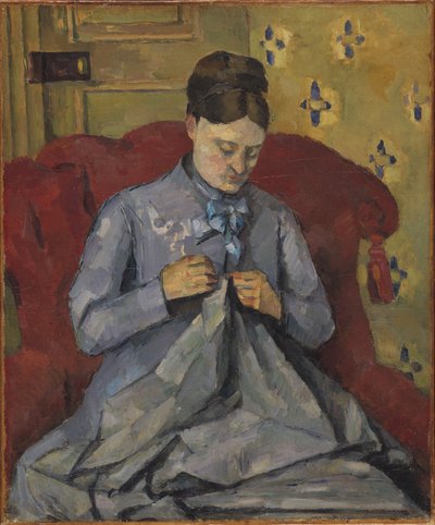 कलाकारों की पत्नी का चित्रण, 1877 द्वारा Paul Cézanne