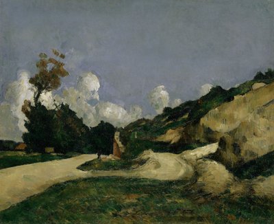 द कंट्री रोड, c.1871 द्वारा Paul Cézanne