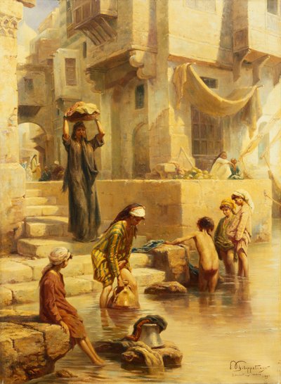 द बाथर्स, 1896 द्वारा पॉल डोमिनिक फिलिपोटॉक्स