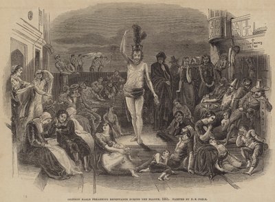 सोलोमन ईगल ने प्लेग, 1665 के दौरान पश्चाताप का उपदेश दिया द्वारा पॉल फाल्कनर पोल