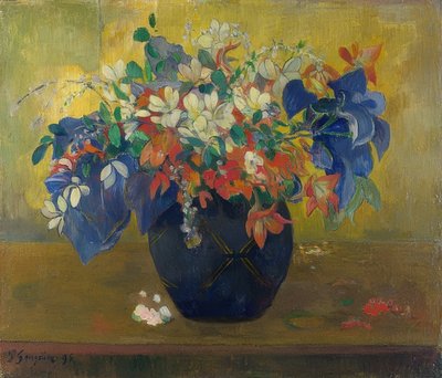 एक फूलदान में फूल 1896 द्वारा Paul Gauguin