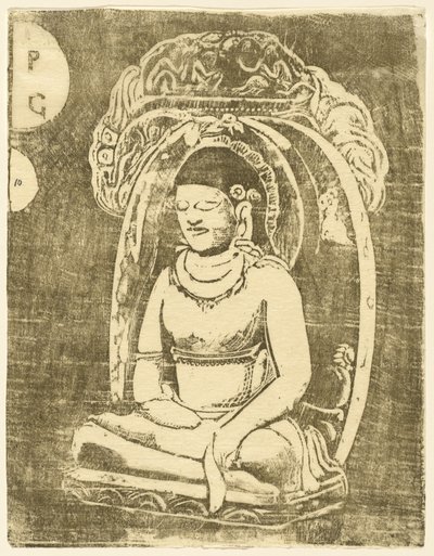 बुद्ध बुद्ध, 1895 में या उसके बाद। द्वारा पॉल गाउगिन