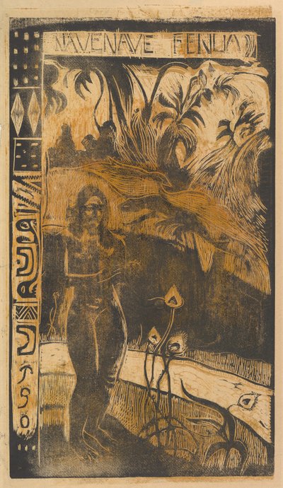 रमणीय भूमि, 1893-94। द्वारा पॉल गाउगिन