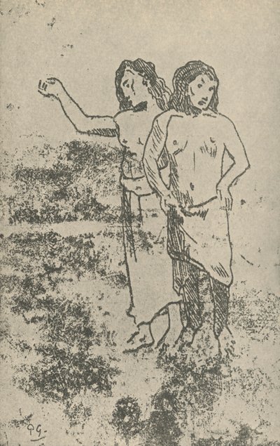 आरेखण, 1936 द्वारा पॉल गाउगिन