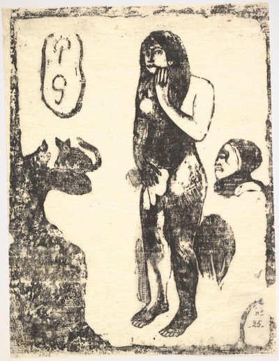 ईव, 1898-99। द्वारा पॉल गाउगिन