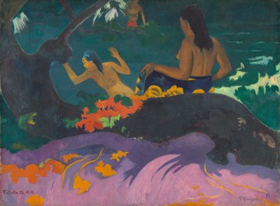 समुद्र के द्वारा, 1892। द्वारा Paul Gauguin