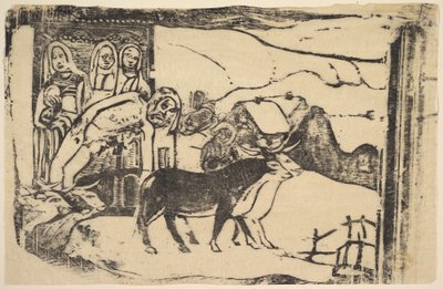 ले कैलवारी ब्रेटन, 1898-99। द्वारा पॉल गाउगिन
