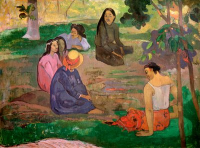 लेस परौ परौ वार्तालाप, 1891 द्वारा पॉल गाउगिन