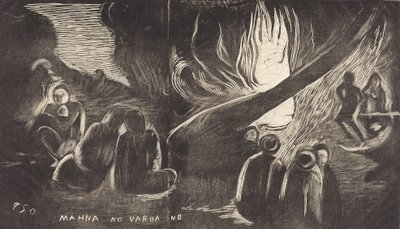 महना नो वरुआ इनो द डेविल स्पीक्स, 18941895। द्वारा पॉल गाउगिन