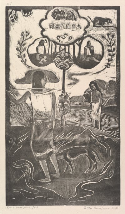 नूह, 1893-94। द्वारा पॉल गाउगिन
