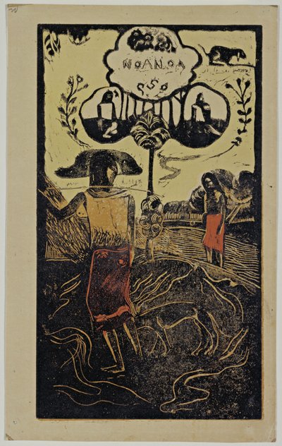 नोआ नोआ खुशबू फ्रॉम द सीरीज नोआ नोआ, 1893-1894 द्वारा पॉल गाउगिन