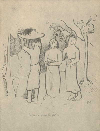द वे टू द फेस्ट, 1936 द्वारा पॉल गाउगिन