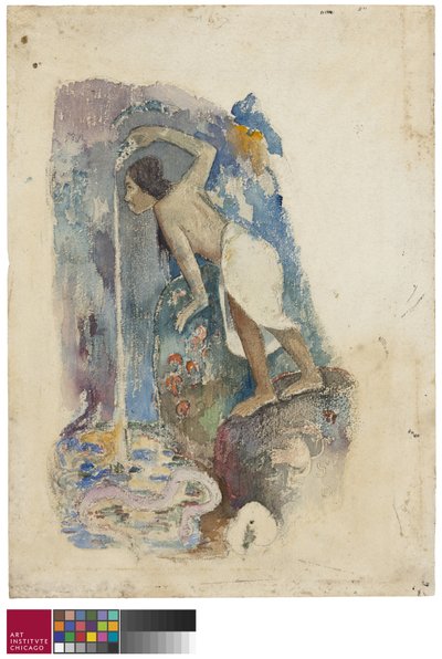 पपी थका हुआ, 1893-94 द्वारा पॉल गाउगिन