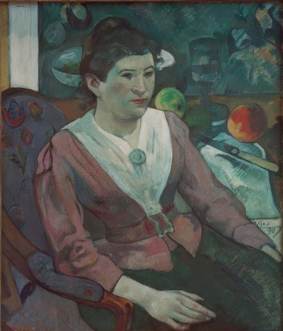 Cézanne के एक जीवन में एक महिला का चित्रण - मैरी डेर द्वारा पॉल गाउगिन
