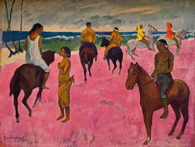 समुद्र तट पर सवार, 1902 द्वारा पॉल गाउगिन