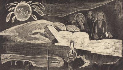 ते पो लंबी रात, 18941895। द्वारा पॉल गाउगिन