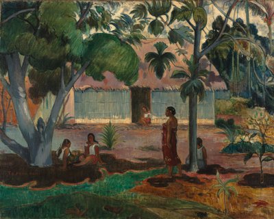 द लार्ज ट्री, 1891 द्वारा पॉल गाउगिन