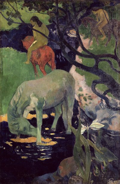 द व्हाइट हॉर्स, 1898 द्वारा Paul Gauguin