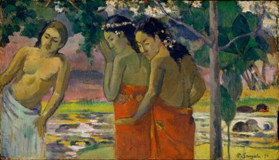 तीन ताहितियन महिलाएं, 1896 द्वारा Paul Gauguin